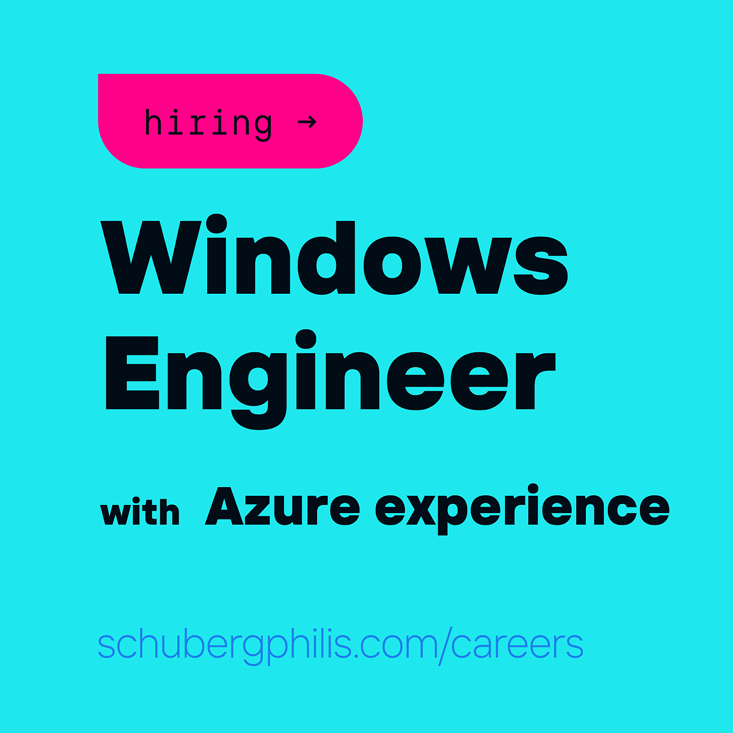 Windows engineer met Azure experience